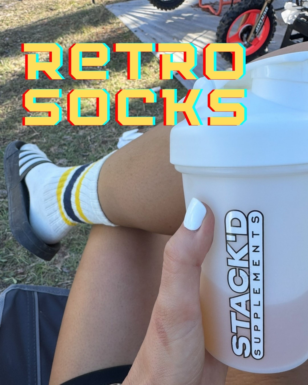 Retro socks are so fun to with slides or rain boots. 

Just adds that extra “touch” of fashion 💫 

#LTKStyleTip #LTKActive