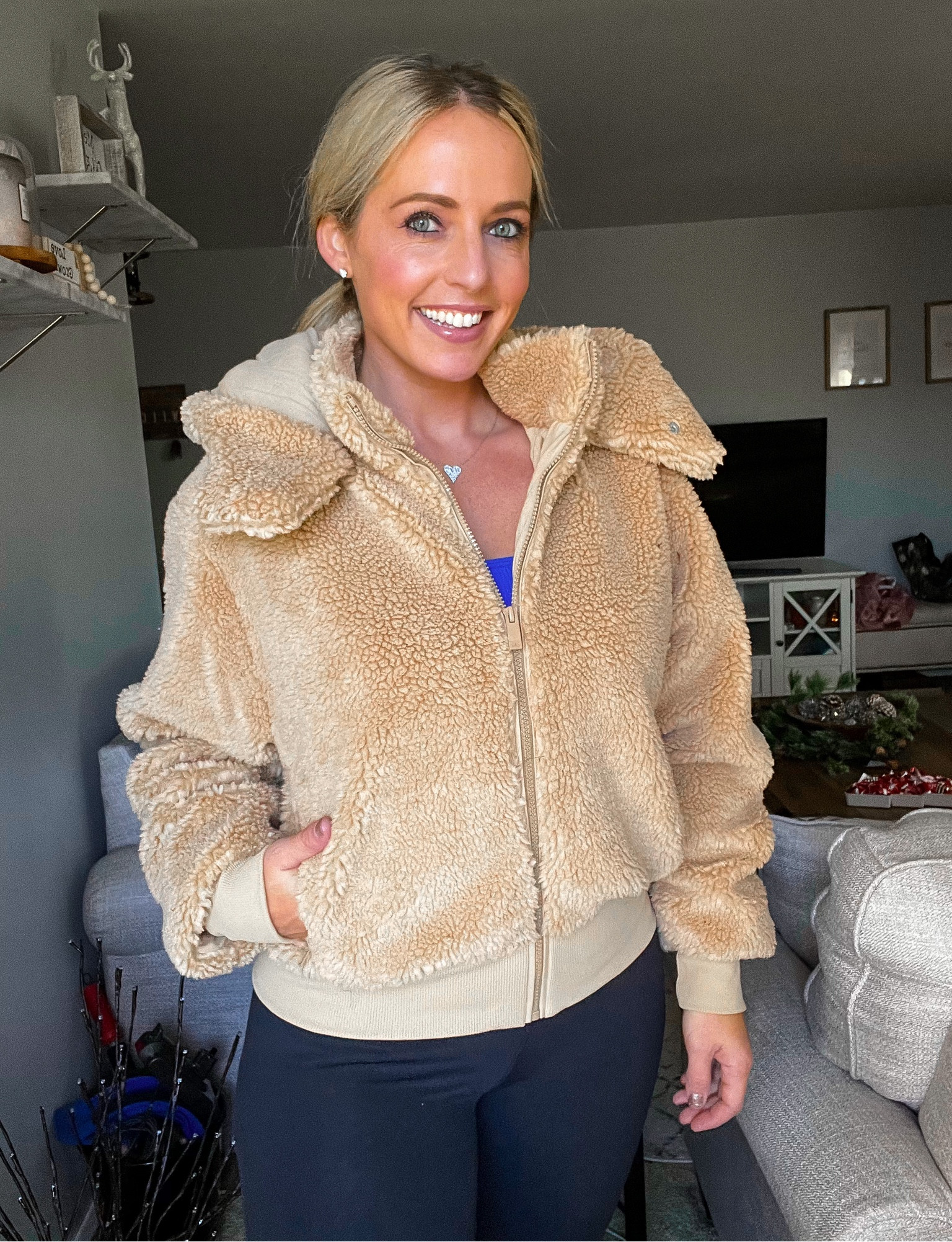 alo ALO YOGA - Flurry Sherpa faux shearling jacket