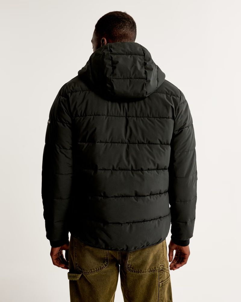 Men's Lightweight Hooded Puffer | Men's Coats & Jackets | Abercrombie.com | Abercrombie & Fitch (US)