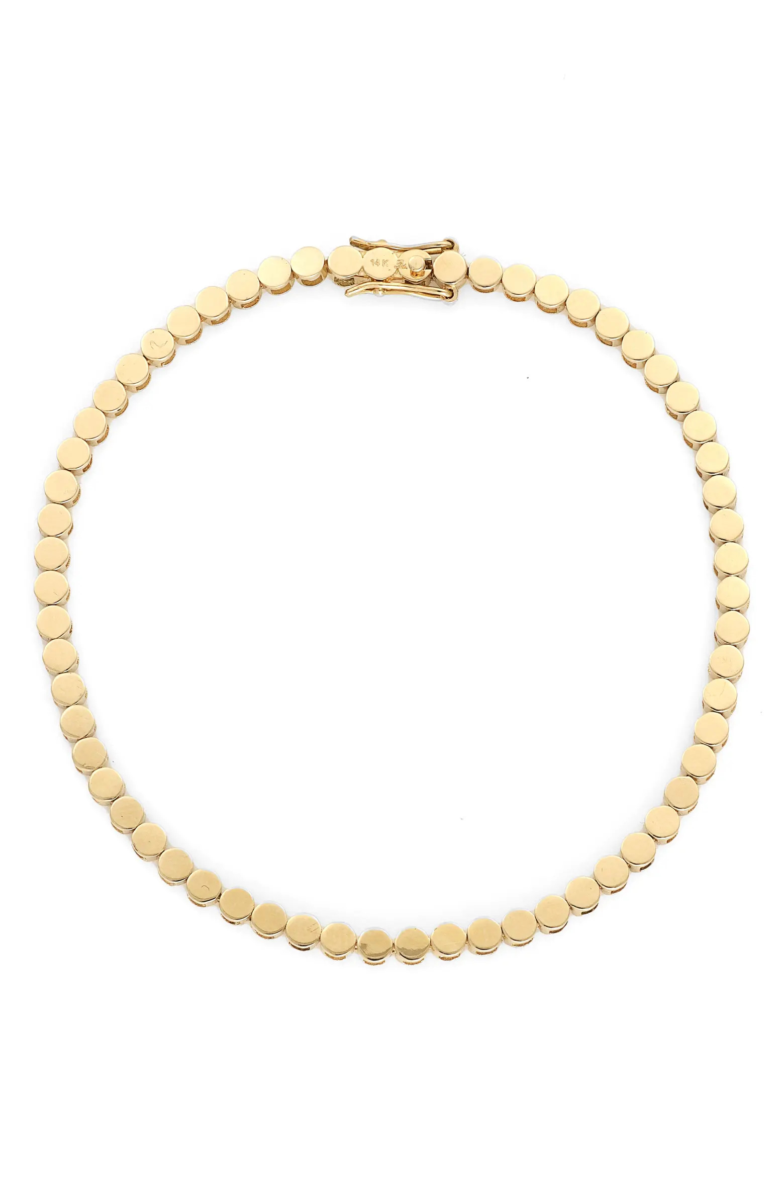 Bony Levy 14K Gold Medallion Bracelet | Nordstrom | Nordstrom
