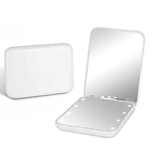 Kintion Pocket Mirror, 1X/3X Magnification LED Compact Travel Makeup Mirror, Compact Mirror with ... | Amazon (US)
