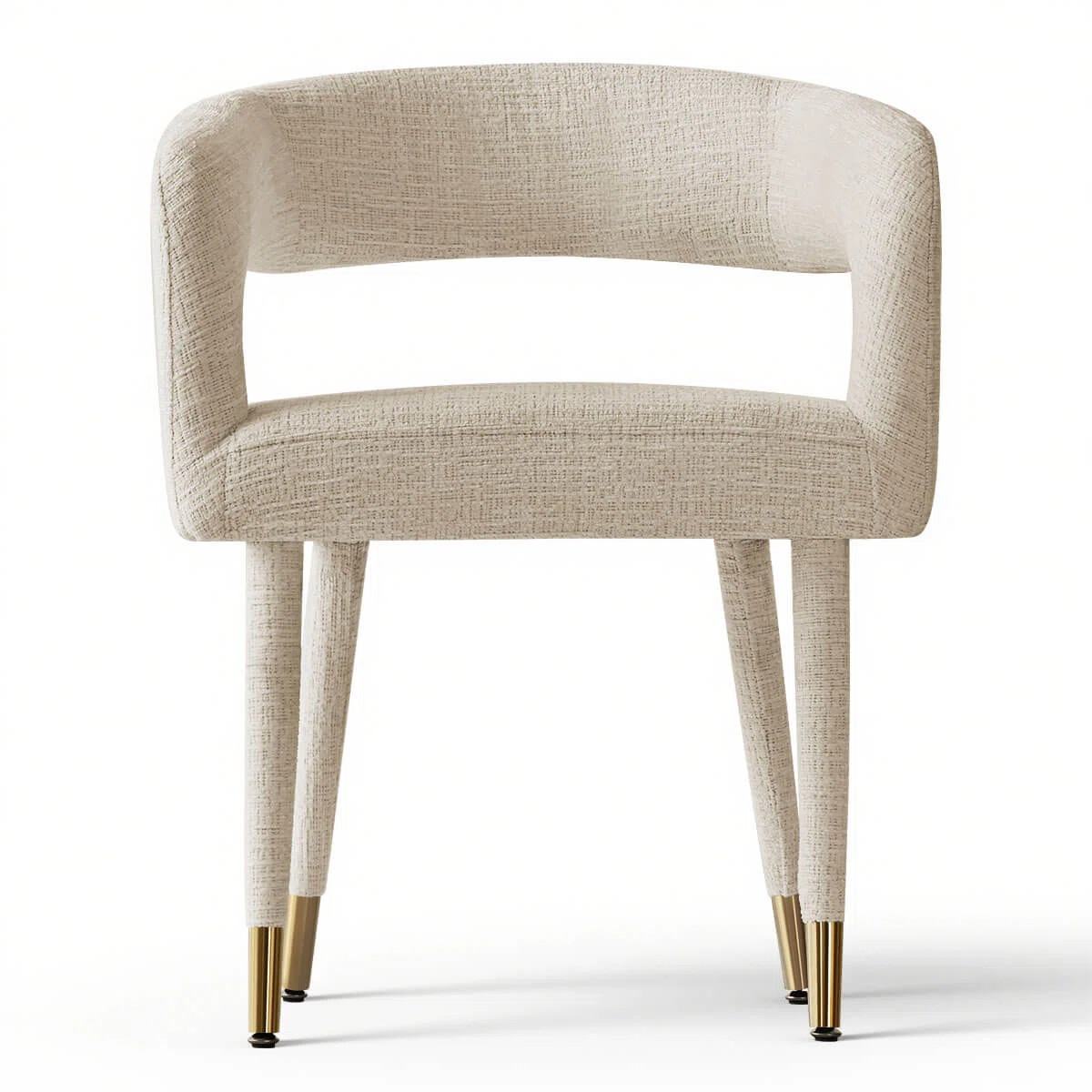 Modern Upholstered Dining Chairs with Arm (Set of 2) | Wayfair North America