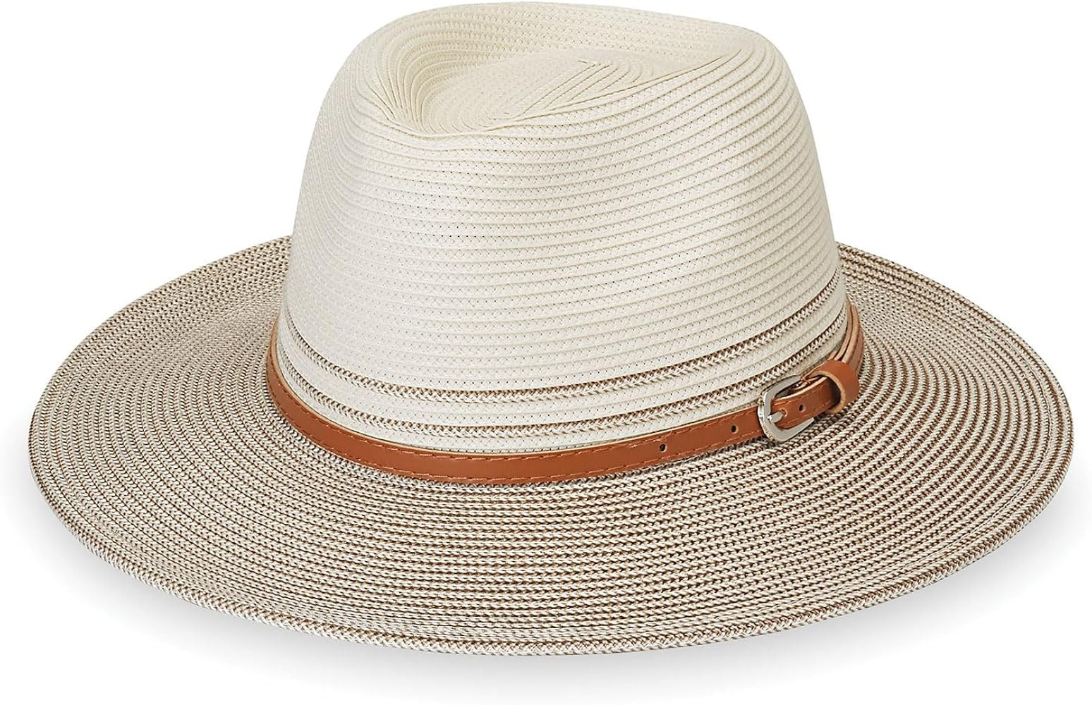 Wallaroo Women’s Petite Kristy Fedora (Ivory/Stone, Small) – UPF 50+ UV Sun Protection, Packa... | Amazon (US)