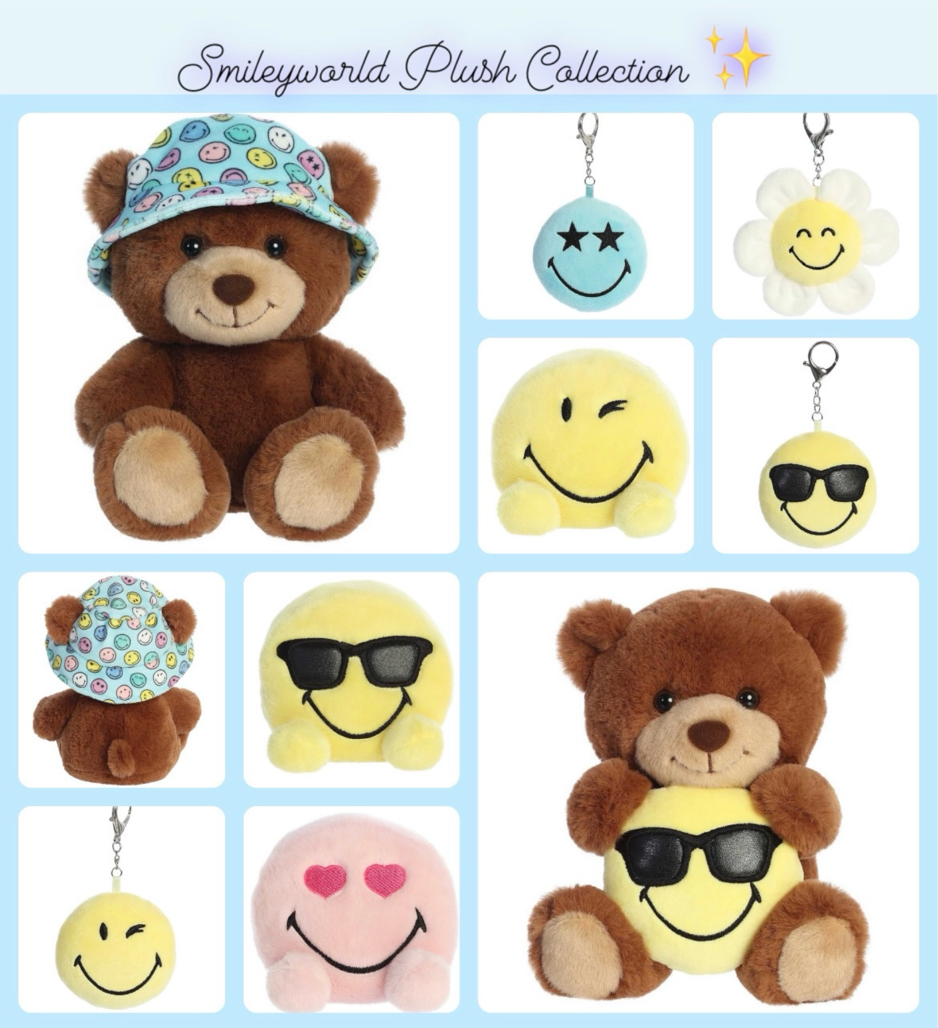 New Smileyworld Plush Collection! Some of these are Palm pals as well! Perfect gifts or buy for your own collection 🧸🎀💕✨

#LTKGiftGuide #LTKstyletip #LTKU