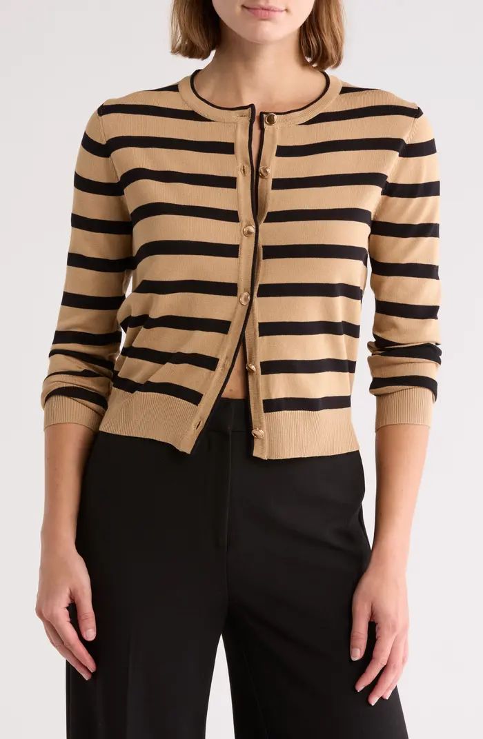 Stripe Crop Cardigan | Nordstrom Rack