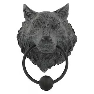 11.25" Black Wolf Door Knocker Wall Accent by Ashland® | Michaels Stores