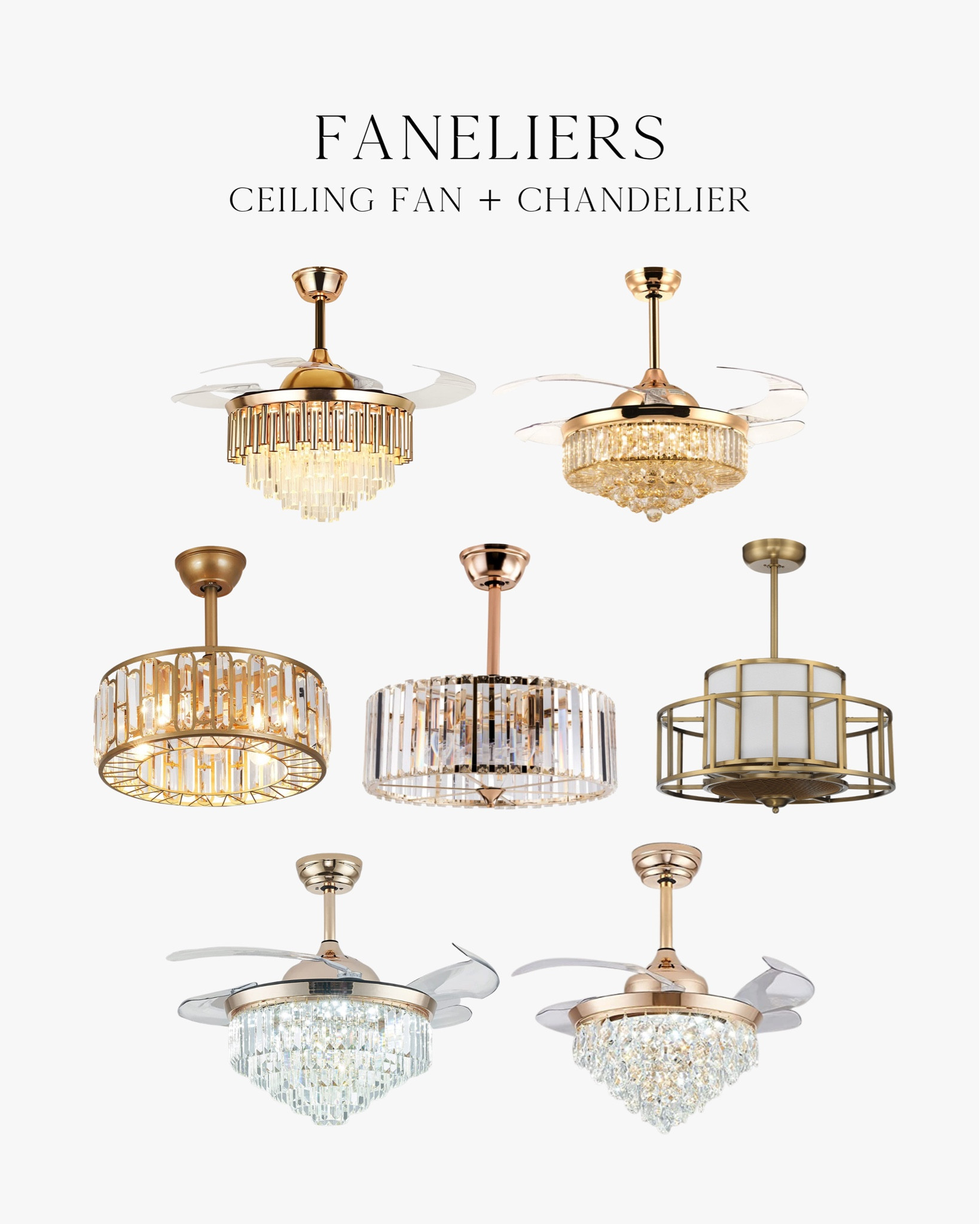 Fandeliers: Ceiling Fan + Chandelier

#LTKstyletip #LTKFind #LTKhome