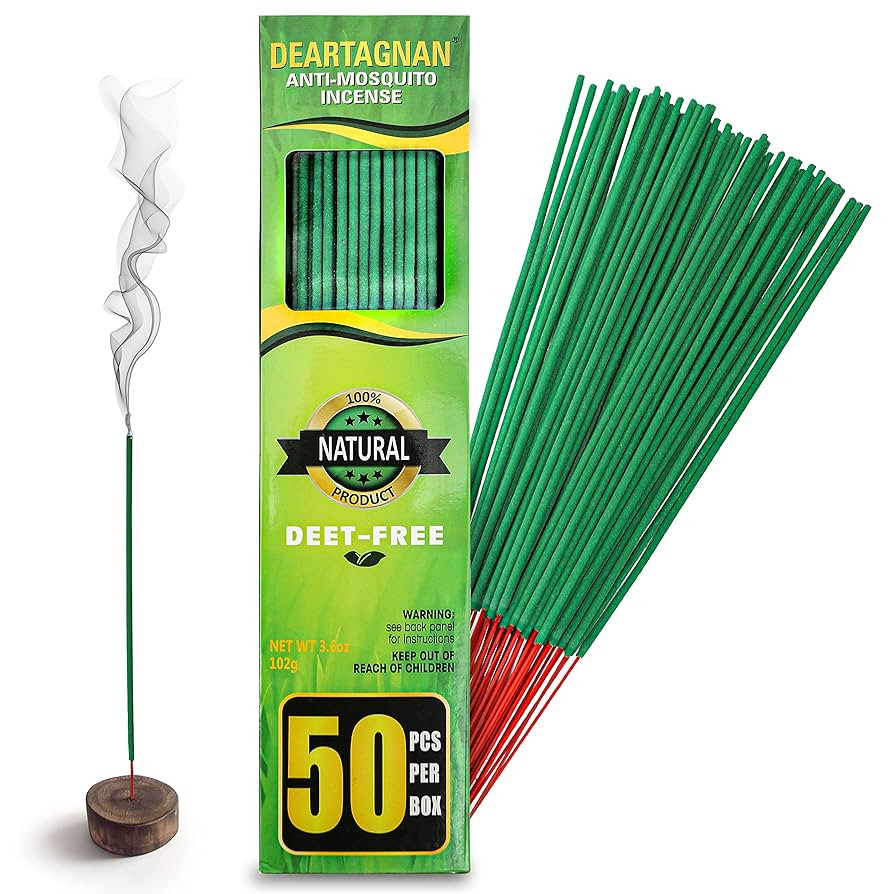 Mosquito Repellent Incense Sticks 50 Pieces per Box, for Patio/Natural Ingredients Citronella Oil... | Amazon (US)