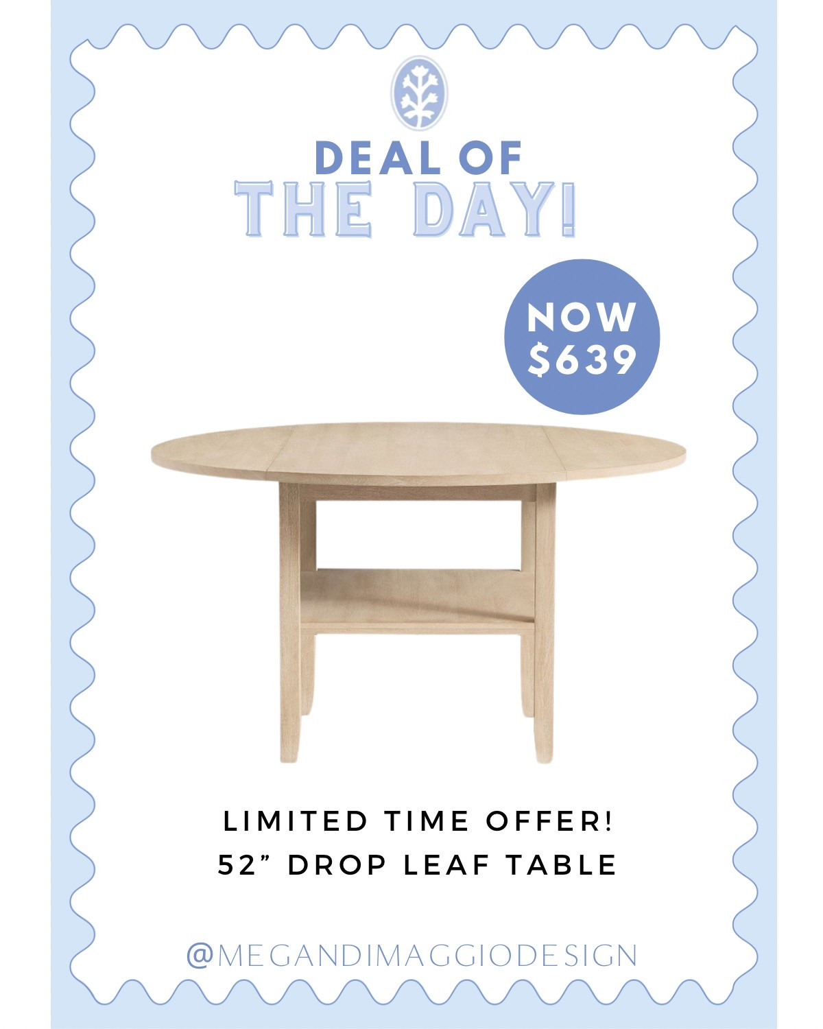 Limited time deal!! Looove the color of this drop leaf dining table!! Big enough for 5 chairs at 52 inches!! And such a great price now under $650!! Would be a great breakfast table or even game table!!

#LTKHome #LTKSaleAlert