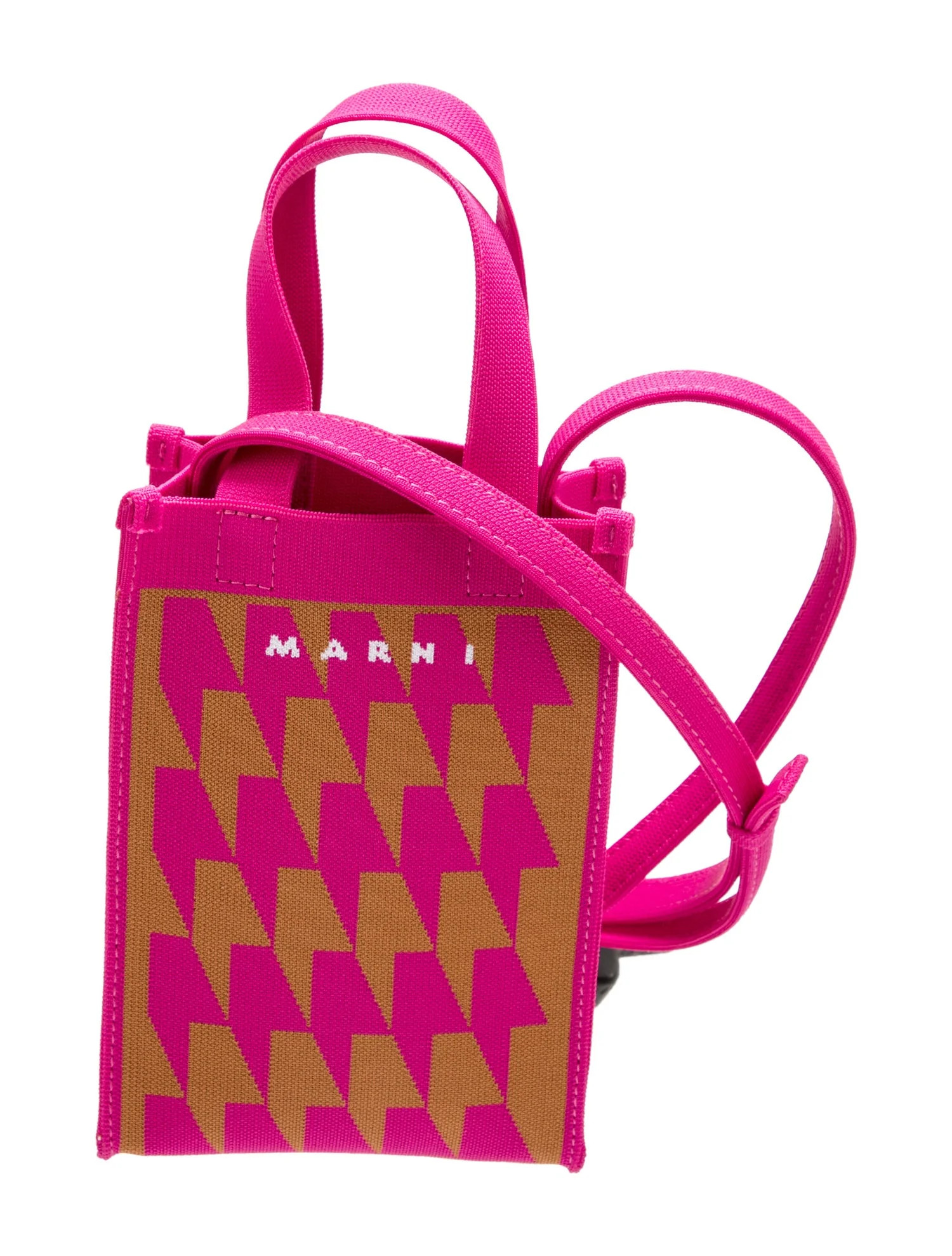 Canvas Coated Pattern Printed Handle Bag | The RealReal