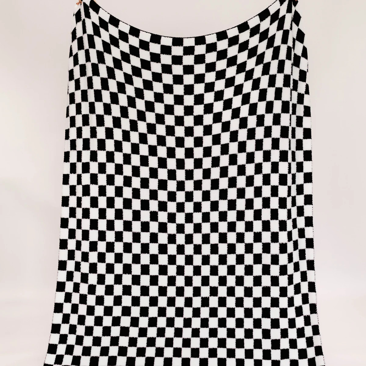 Black Check Blanket (60*80) | Staykation