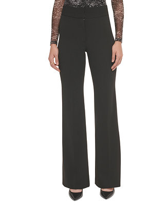 Polished High Waist Wide Leg Trousers | Macy's