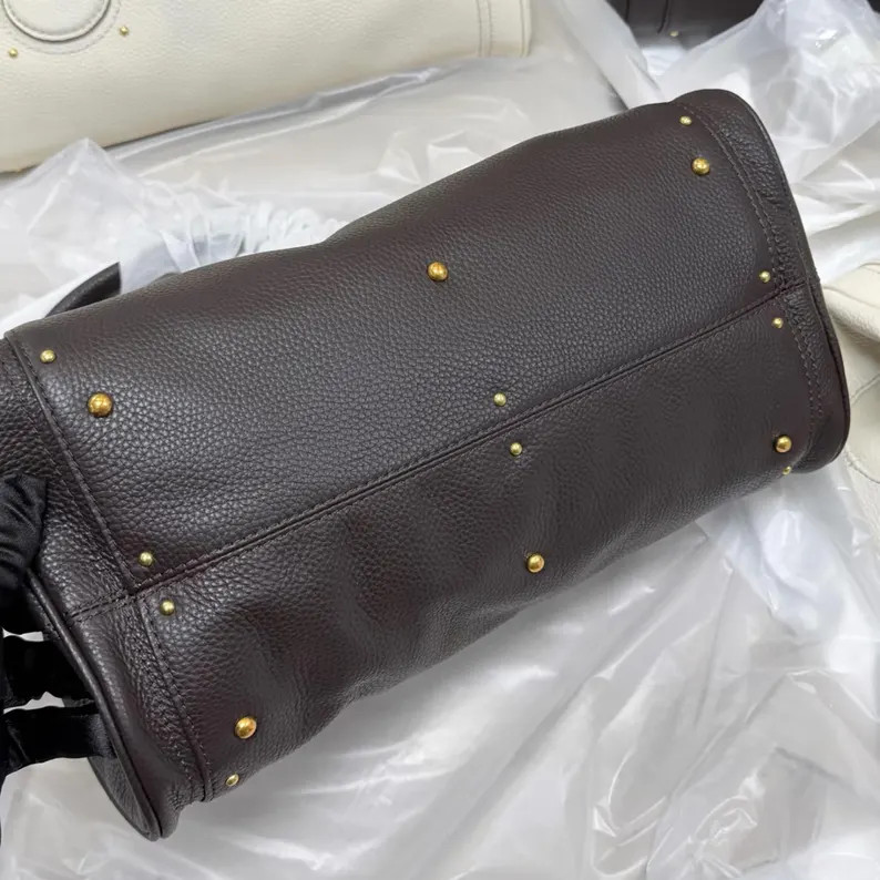 Leather Top Handle Bag, Retro Style Tote Bag, Y2K Handbags, Genuine Leather Purse | Etsy (Global)