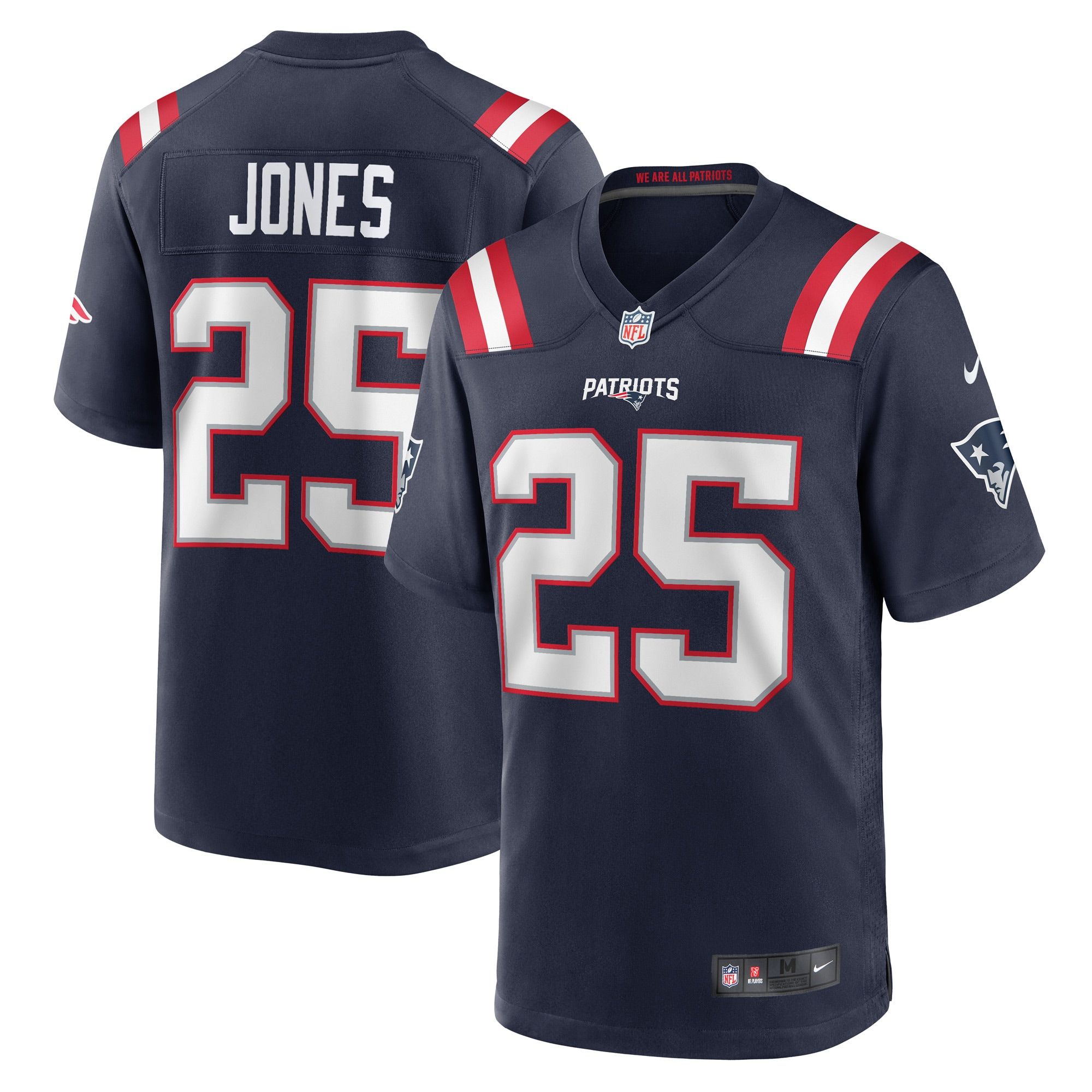 Marcus Jones New England Patriots Nike Game Player Jersey - Navy | Fanatics