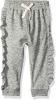 Girls Sa Ruffle Baby French Terry Jogger | Amazon (US)