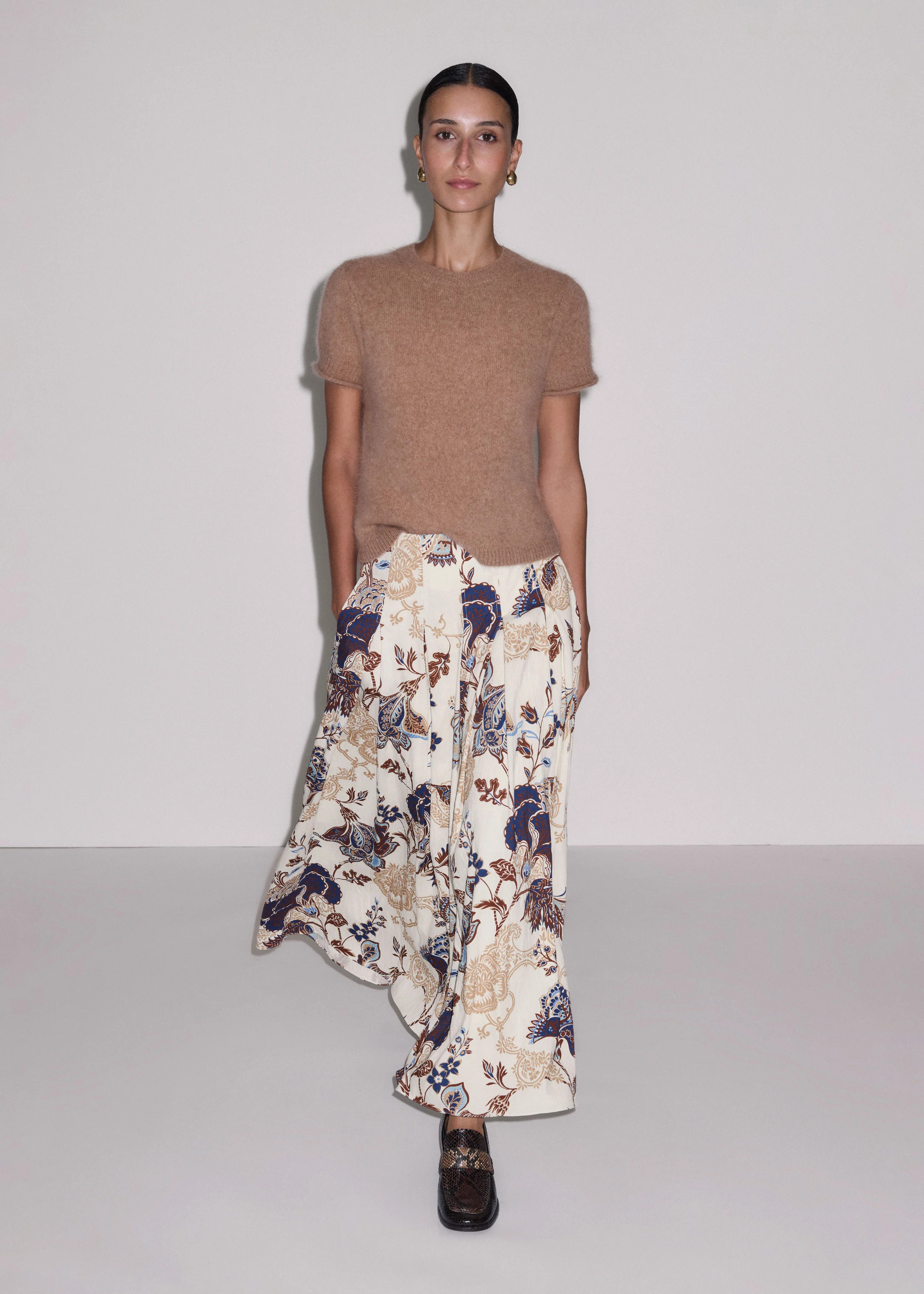 Pleated Maxi Skirt | ME+EM US