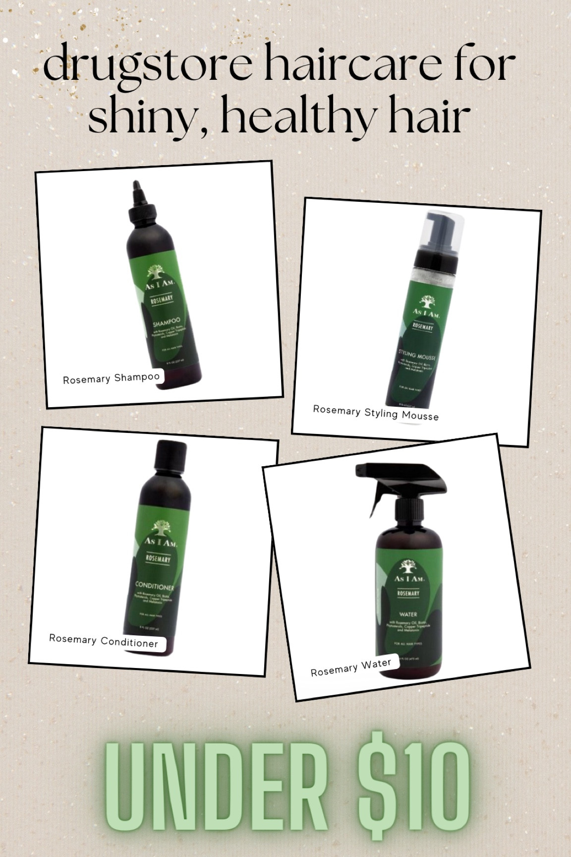 #ad I’ve been loving the @asiamnaturally Rosemary shampoo, conditioner, water and styling mousse for keeping my hair looking and feeling healthy and shiny while still giving me lots of volume and flexible hold! I love the peppermint and rosemary scent and how they feel so refreshing on the scalp!They’re under $10 too so budget friendly!! #asiam #drugstorebeauty 
#rosemarywater 

#LTKFindsUnder50 #LTKBeauty #LTKSeasonal