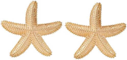 Starfish Earrings for Women, Gold Statement Starfish Stud Earrings Summer Beach Jewelry Charming ... | Amazon (US)