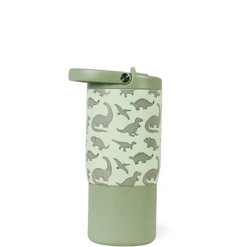 HydroJug Kids 14 oz Sport Water Bottle - Stainless Steel, Insulated, 100% Leakproof, With Carry Handle, BPA-Free, Kid-Friendly Design in Dinosaur at | Nordstrom
