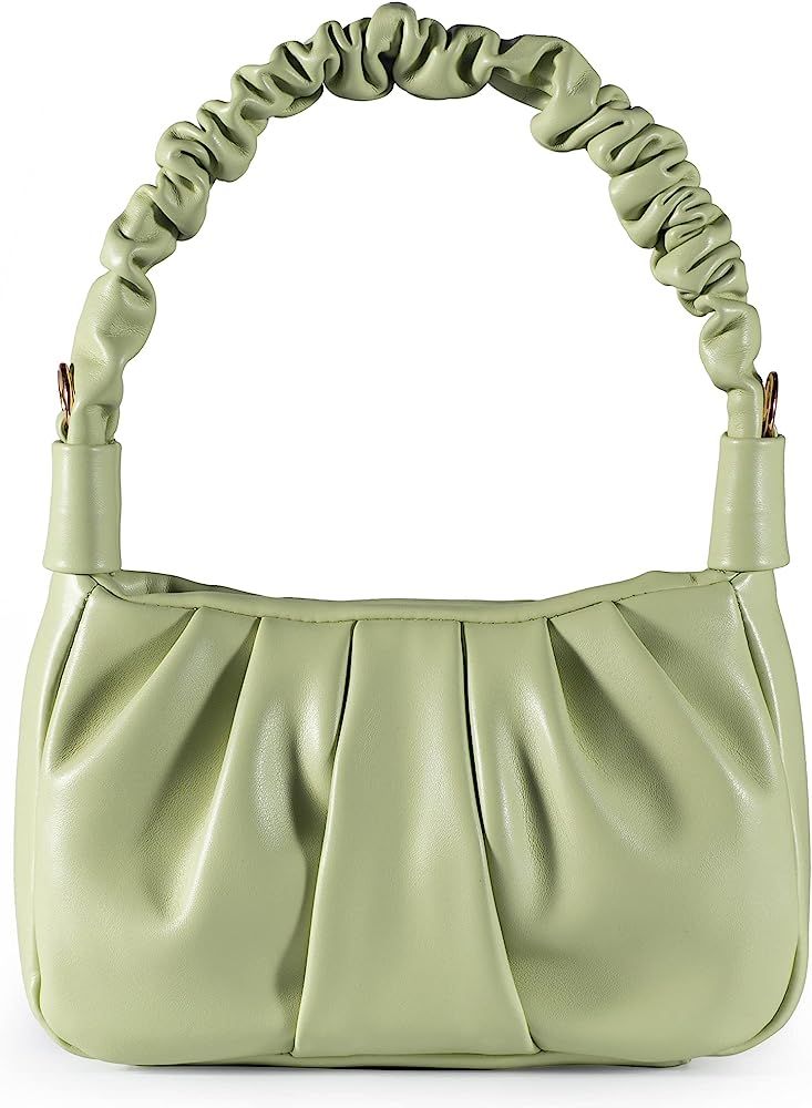 Milan Chiva Cloud Pouch Bag Gabbi Ruched Hobo Handbag Vintage Chic Fashion Clutch Purse for Women... | Amazon (US)