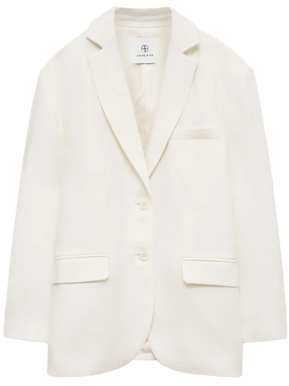 single-breasted oversized blazer | Farfetch Global