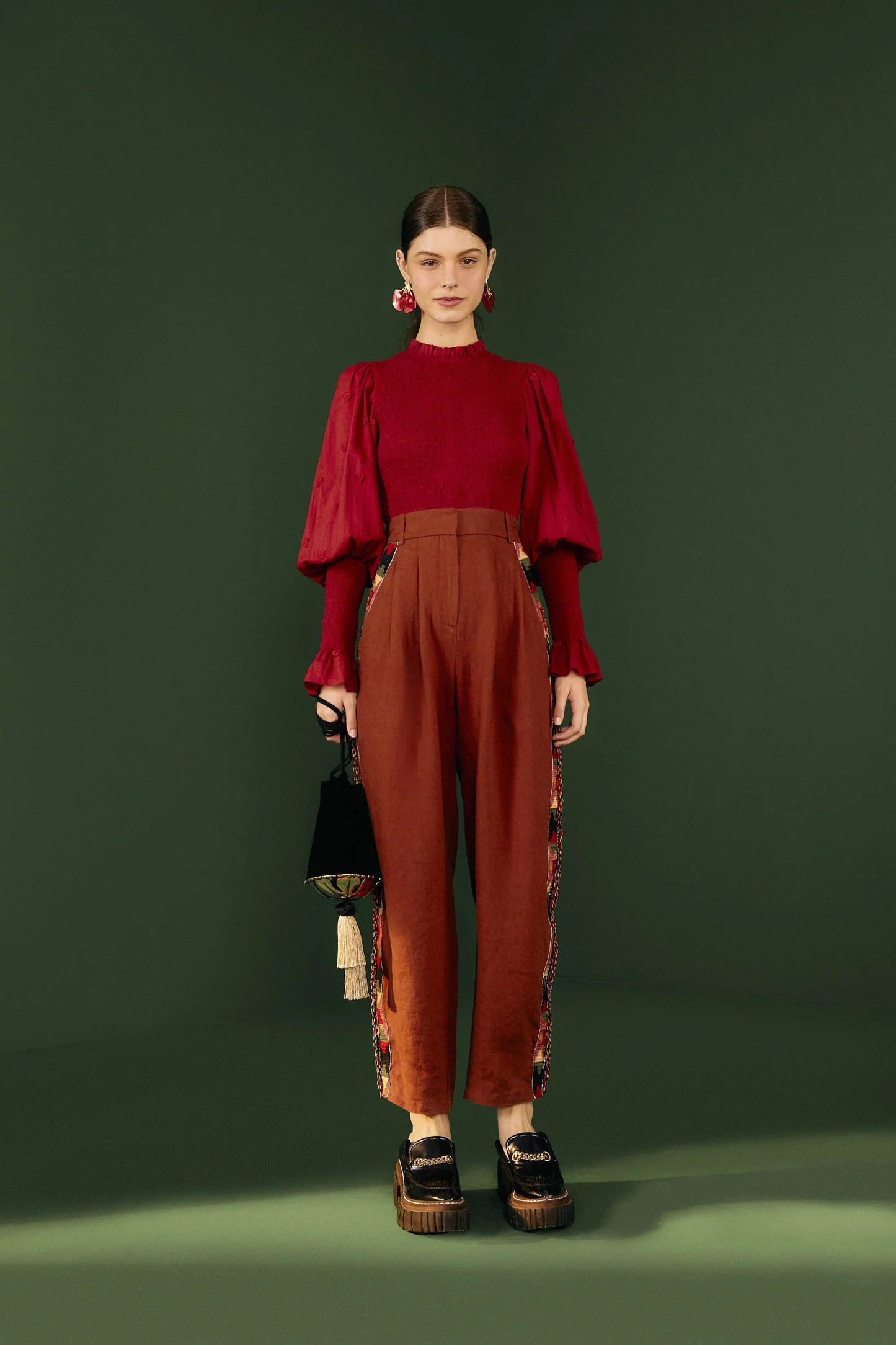 Brown Carrot Pants | FarmRio (US)