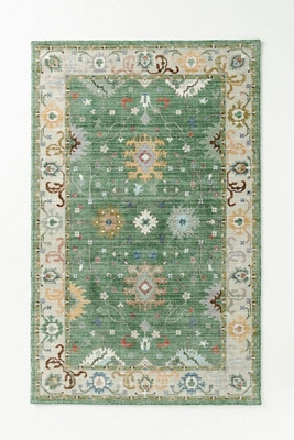 Madeira Printed Persian-Inspired Rug | Anthropologie (US)