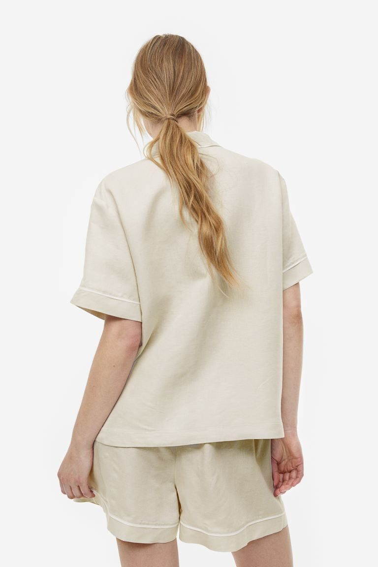 Linen-blend Pajamas | H&M (US + CA)