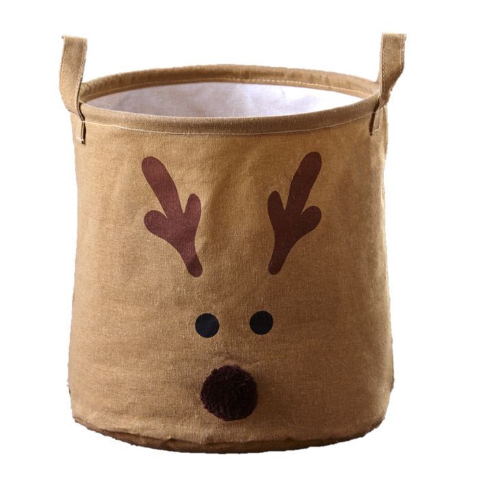 Lakeside Fabric Holiday Character Storage Bin with Carrying Handles | Target