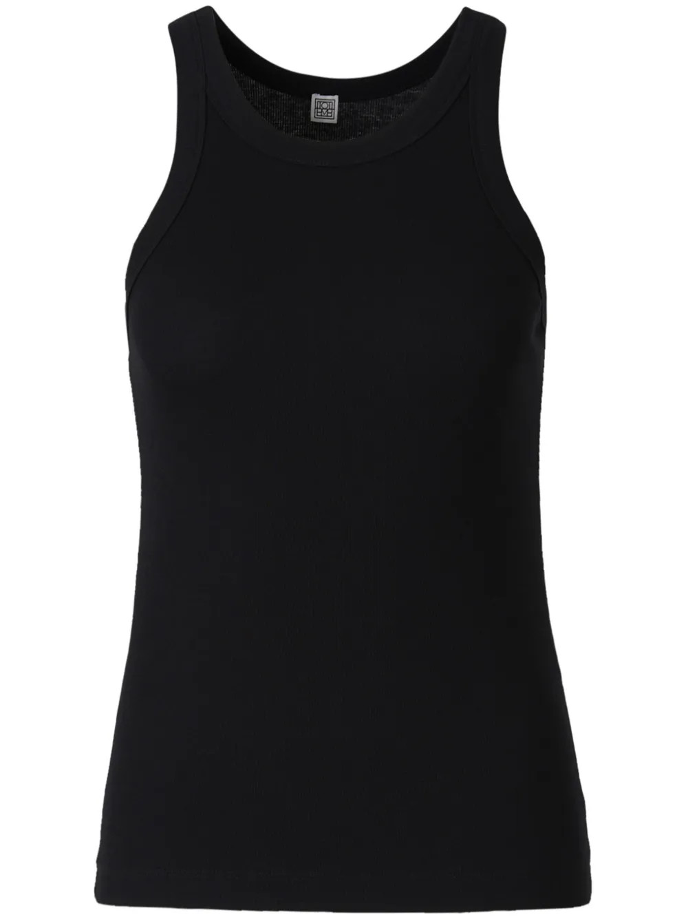 TOTEME Espera Ribbed Vest | Black | FARFETCH UK | Farfetch Global