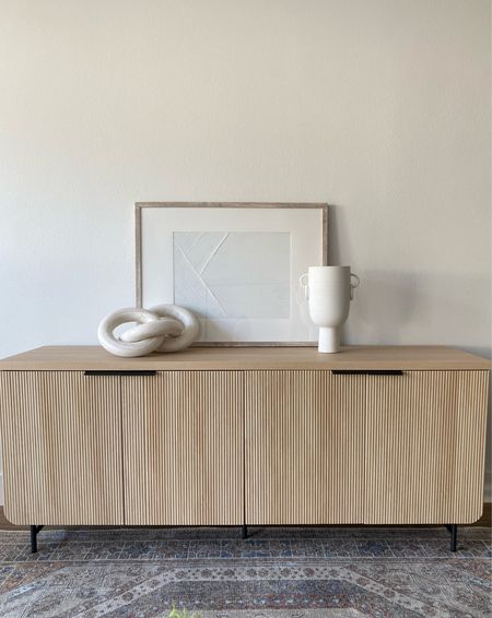 This fluted sideboard is such a good price and is beautiful! 
Styling it at the beach condo.

#LTKhome