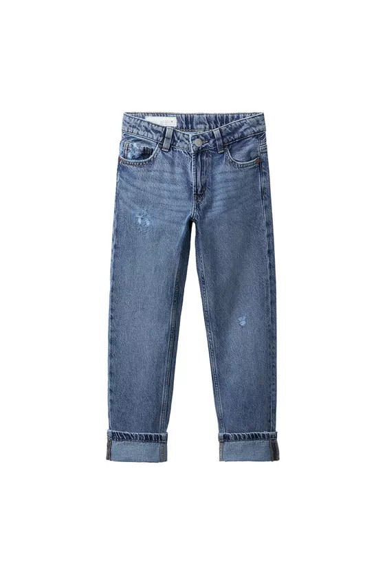 RIPPED STRAIGHT JEANS | Zara Canada