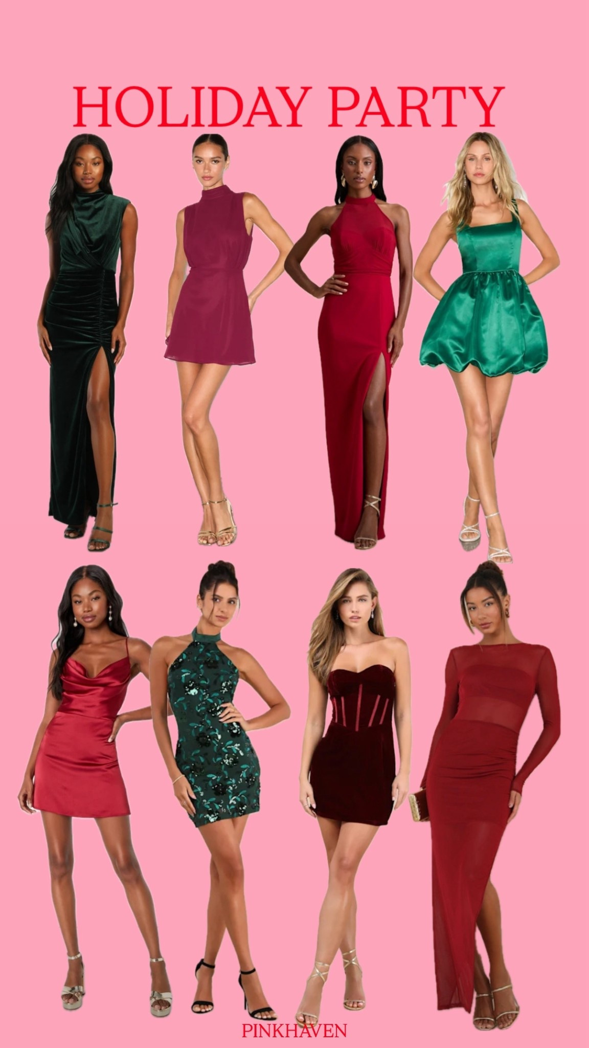 Holiday party outfit inspo 

#red #green #sequin #dresses #holiday #holidayparty #lulus #cybermonday #sale #salealert #christmas #party 

#LTKSaleAlert #LTKCyberWeek #LTKHoliday