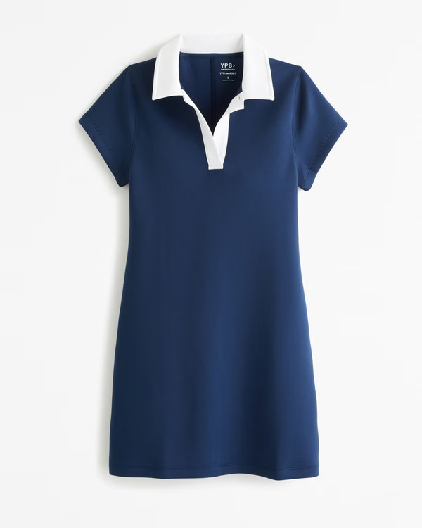 Women's YPB neoKNIT Polo Mini Dress | Women's Dresses & Jumpsuits | Abercrombie.com | Abercrombie & Fitch (US)