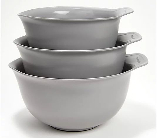 KitchenAid 3-pc Set of Nesting Mixing Bowls with Nonslip Base - QVC.com | QVC