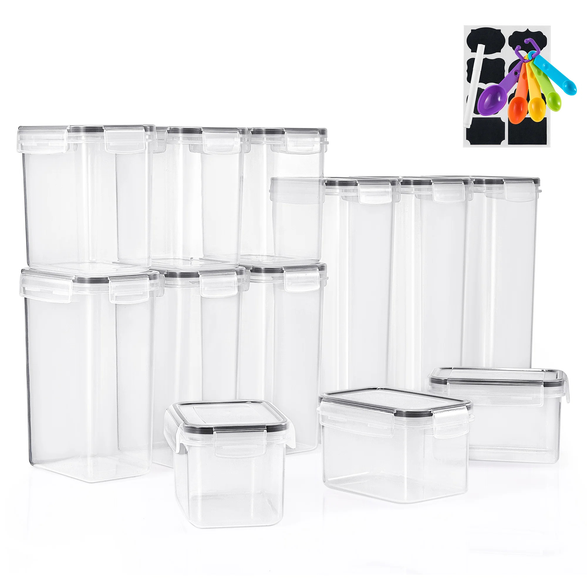 Airtight Food Storage Containers Set 12 Pack | Wayfair North America