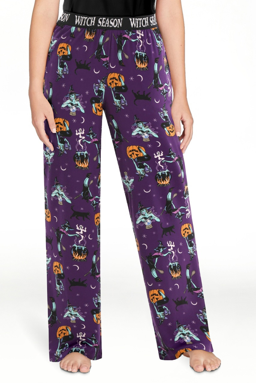 Pantalones de Dormir Estampados para Mujer de Halloween de Way to Celebrate, Tallas XS-3X | Walmart (US)