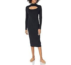 The Drop Women's Chantal Fitted Cut-Out Rib Midi Sweater Dress | Amazon (US)