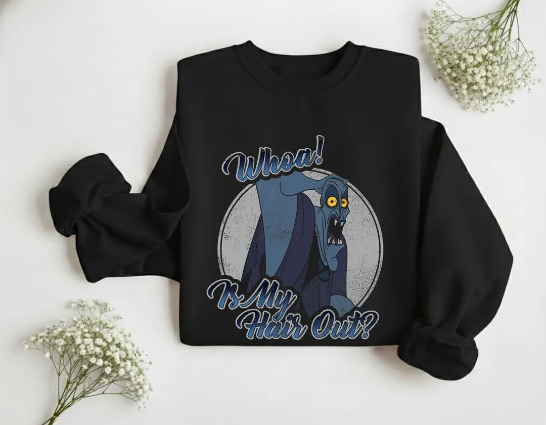 Hercules Hades Whoa is My Hair Out Shirt, Retro Hercules Film Shirt, Vintage Hercules Fan Shirt -... | Etsy (US)