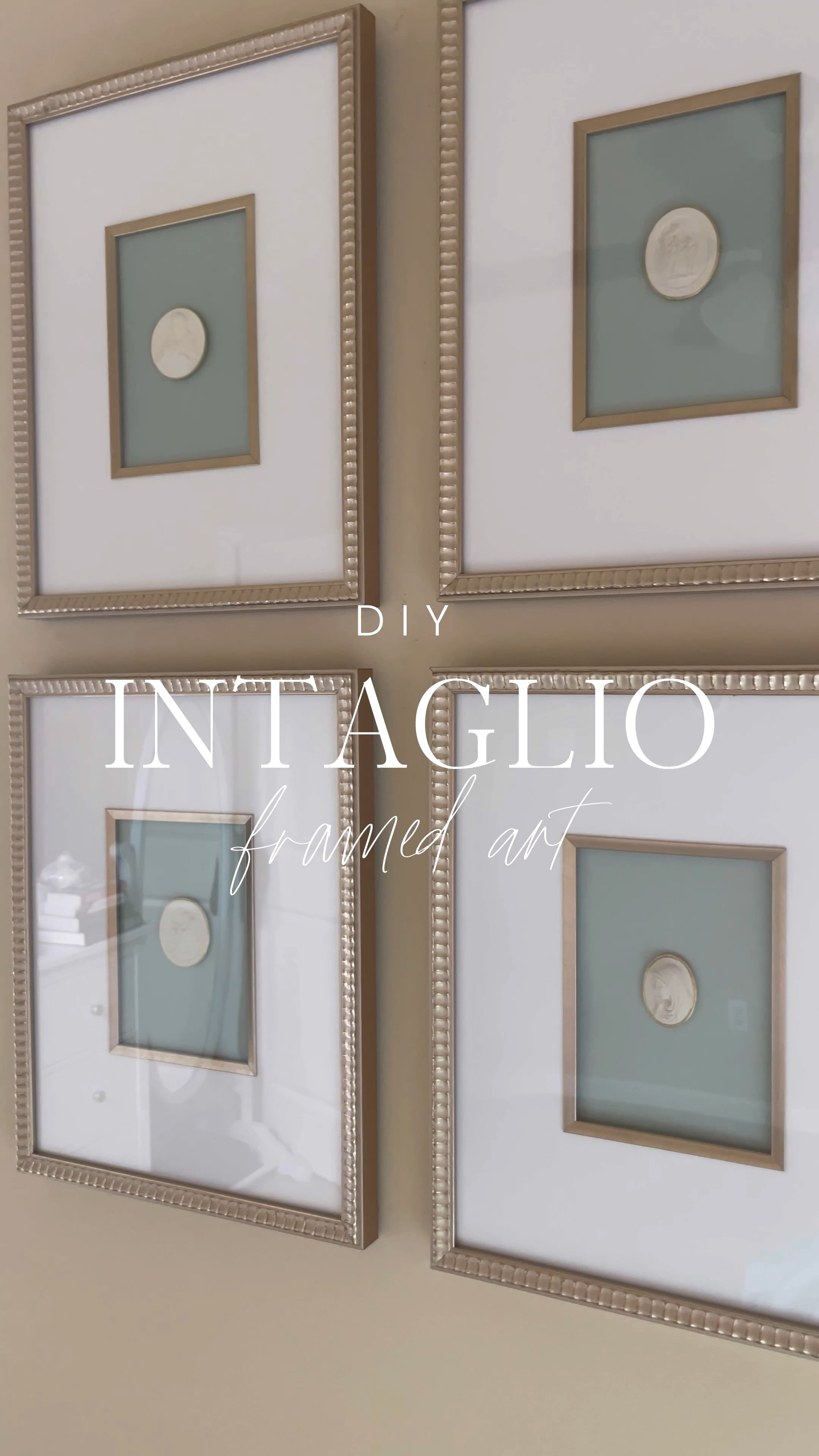 DIY Budget Friendly Framed Intaglios | Traditional Decor | Grandmillenial Decor | Intaglio Art |
Home Decor Ideas 

#LTKHome #LTKFamily #LTKVideo