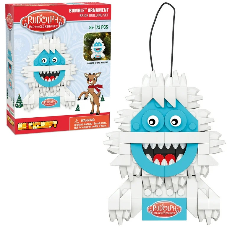 Brickcraft Rudolph Bumble The Abominable Snowman Ornament Brick Building Kit (73-Plastic Piece Se... | Walmart (US)