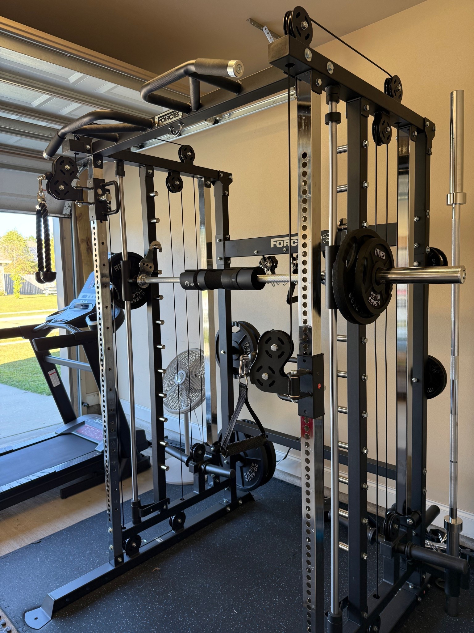 Gym mats on sale for Cyber Monday! Machine is from Force USA. It’s the All In One Trainer-G3. Can’t link it! #homegym

#LTKCyberWeek