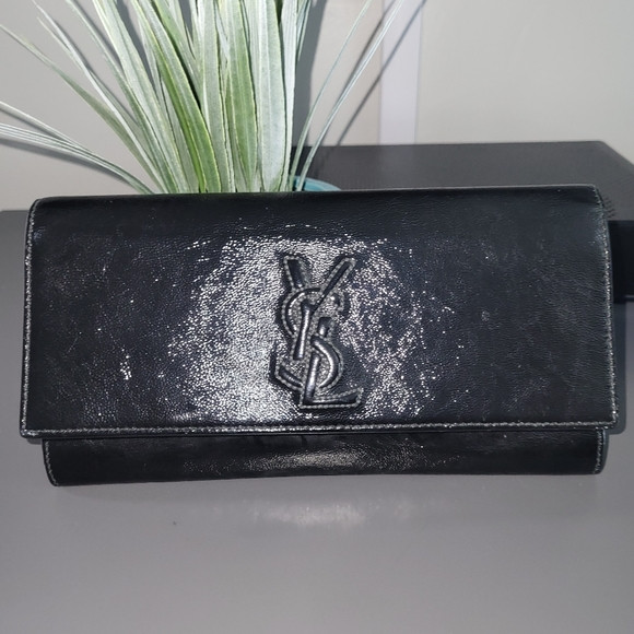 Yves Sanit Laurent Clutch  Black Patent | Poshmark