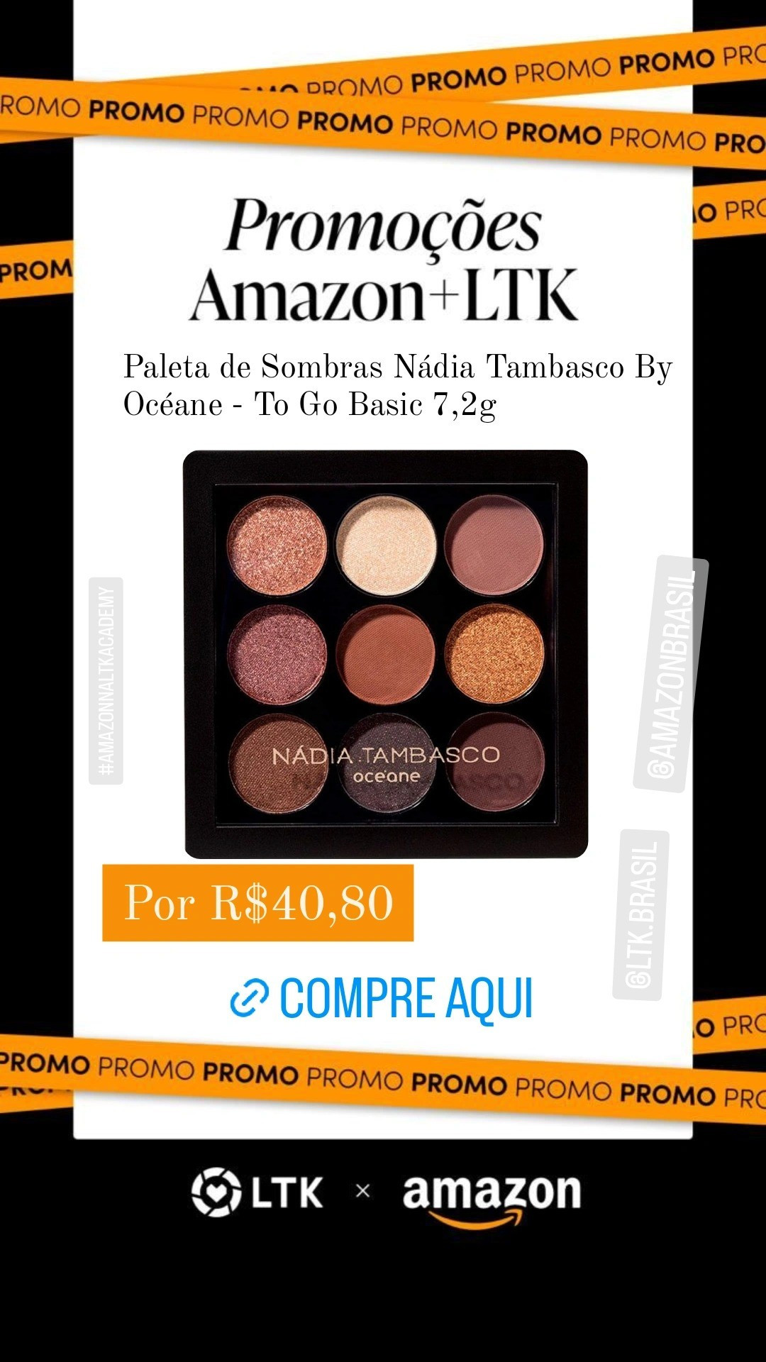 Essa paleta de sombras da Nádia é maravilhosa sua pigmentação é perfeita

#LTKbrasil #LTKfamily