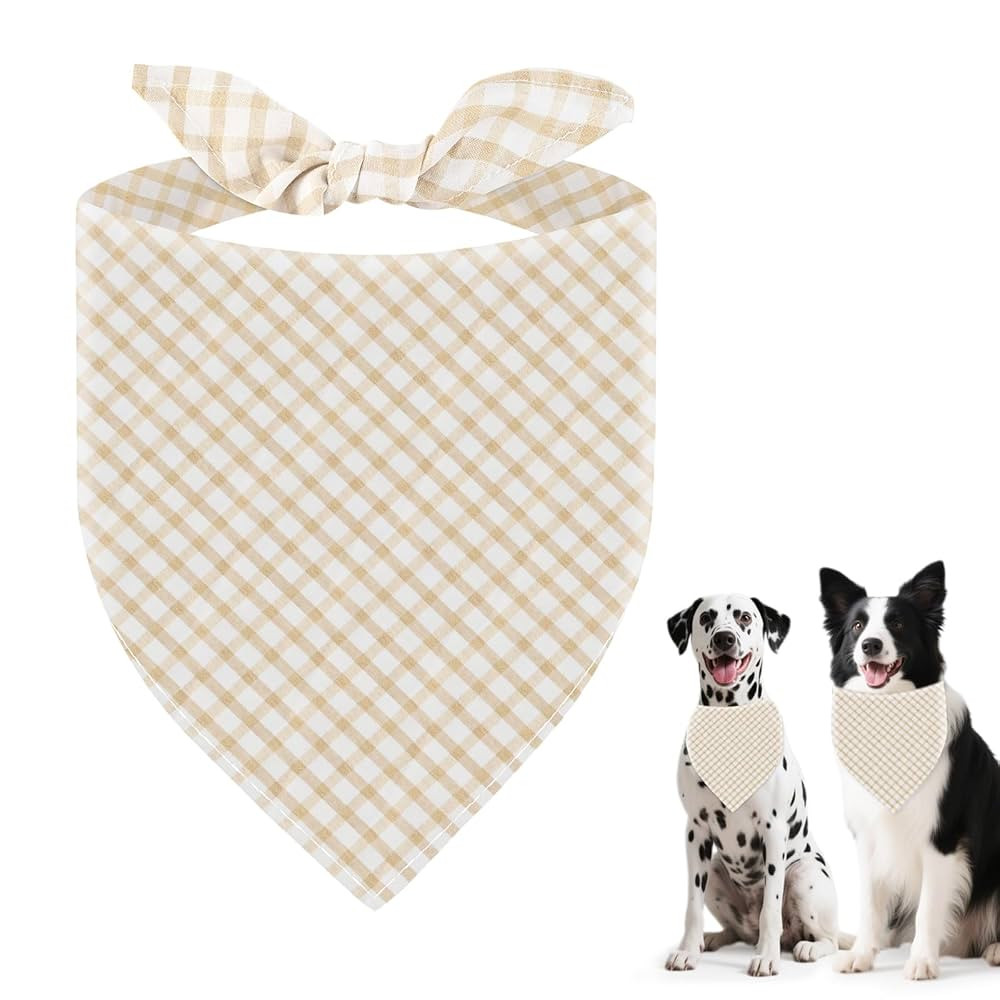 Summer Dog Bandanas, Puppy Bandana for Girl or Boy Dog Scarf for Small Medium Dogs, Durable Trian... | Amazon (US)