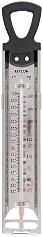 Taylor Precision Products Stainless Steel Candy Deep Fry Food Cooking Kitchen Thermometer, 12 Inc... | Amazon (US)
