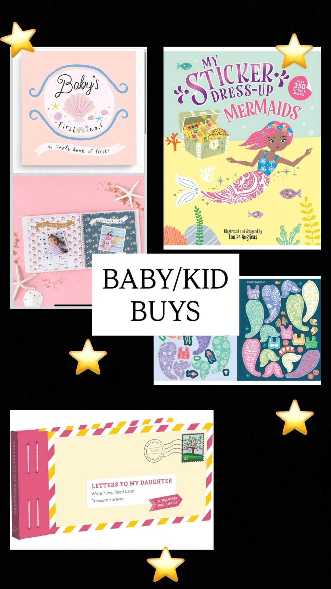 If you’re expecting a baby girl, these are a few cute items I recently purchased l from @amazon and am obsessed with! #baby #babygirl #babybook #memories #sentimental #sentimentalgift #babymusthaves #stickers #stickerbook #expecting #babymomentos

#LTKmomlife #LTKKids #LTKFindsUnder50