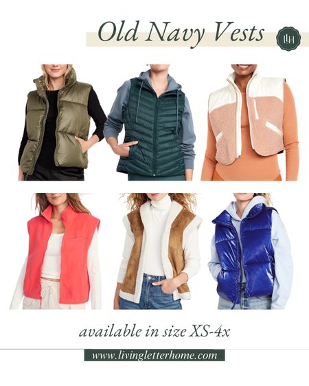 I’m such a fan of these Old Navy Vests! They are available in sizes xs-4x and come at very reasonable price points. 

Old Navy Vest | Old Navy Winter | Old Navy Puffer Vest | Old Navy Puffer | Old Navy Plus Size | Old Navy Fashion

#LTKSeasonal #LTKstyletip #LTKfindsunder50