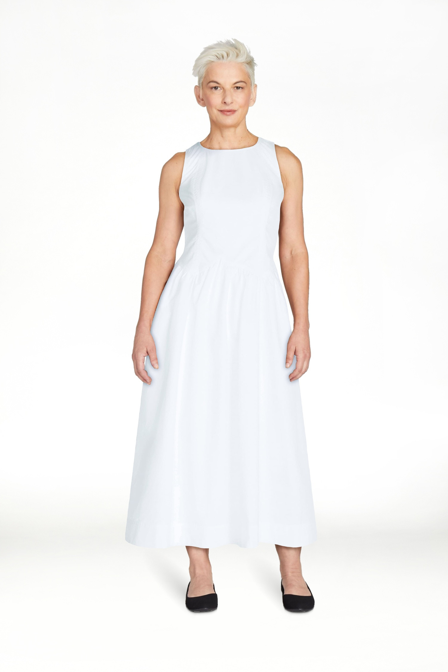 Free Assembly Women’s and Women's Plus Sleeveless Cotton Racer Back Maxi Dress, Sizes XS-4X | Walmart (US)