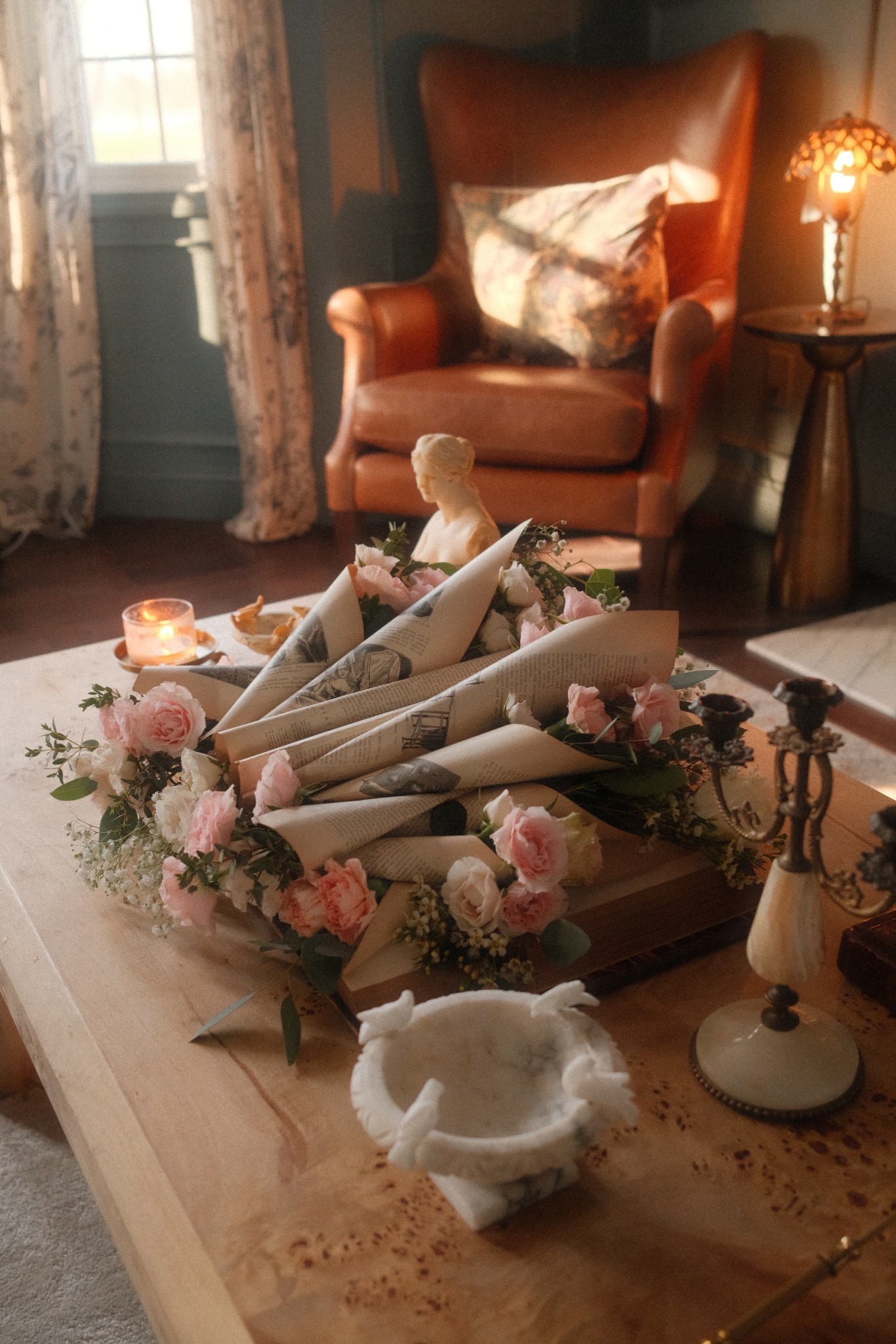 I created a beautiful spring centerpiece for my coffee table!  This would be stunning as a centerpiece for a spring wedding or bridal shower!  

#LTKSeasonal #LTKHome #LTKWedding